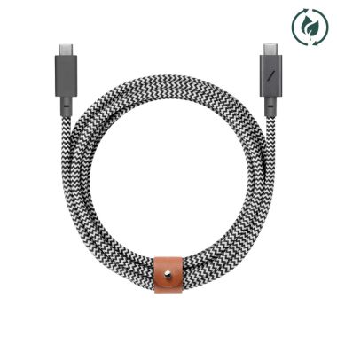 Native Union BELT PRO Cable (USB-C to USB-C) - Zebra