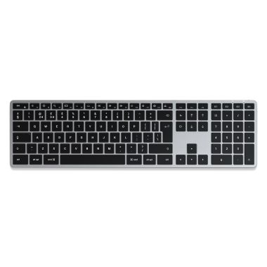 Satechi Keyboard | Wireless Bluetooth 5.0 | Rechargeable USB-C | Illuminated Keys - Space Grey