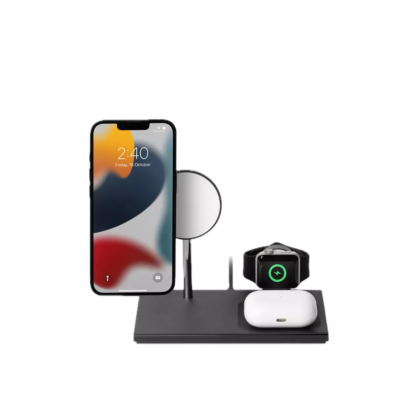 Native Union Wireless Charger Snap 3 in 1 | iPhone | AirPods | Apple Watch - Slate