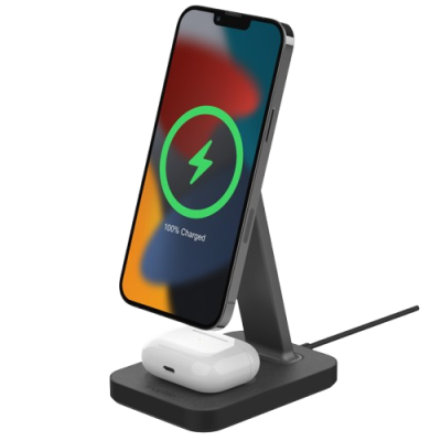 Mophie Wireless Charger Stand for iPhone | AirPods / Pro - Black