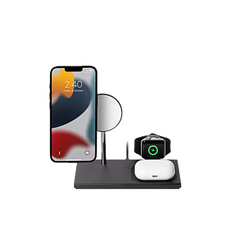 Native Union Wireless Charger Snap 3 in 1 | iPhone | AirPods | Apple Watch - Slate