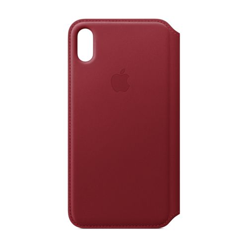 Apple iPhone XS Max Leather Folio - (PRODUCT)RED