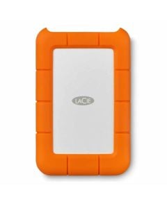 LaCie Hard Drive 2TB USB-C | Rugged - Orange / Silver