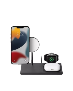 Native Union Wireless Charger Snap 3 in 1 | iPhone | AirPods | Apple Watch - Slate