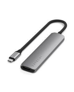 Satechi Adapter | 6-in-1 USB-C Slim Multiport Adapter | - Space Grey
