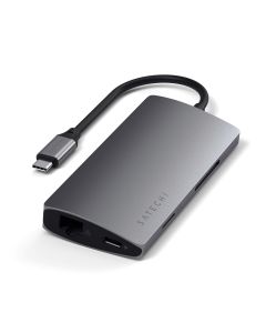 Satechi Adapter | Type-C Multi-Port Adapter 4K with Ethernet V2 | Space Grey