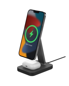 Mophie Wireless Charger Stand for iPhone | AirPods / Pro - Black