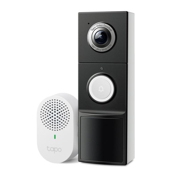 Tapo D235 Video Doorbell, 2K 5MP, Colour-Night Vision, Chime Included main product photo