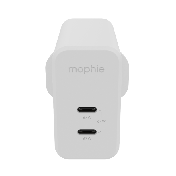 Mophie SpeedPort 67W Dual USB-C Wall Adapter