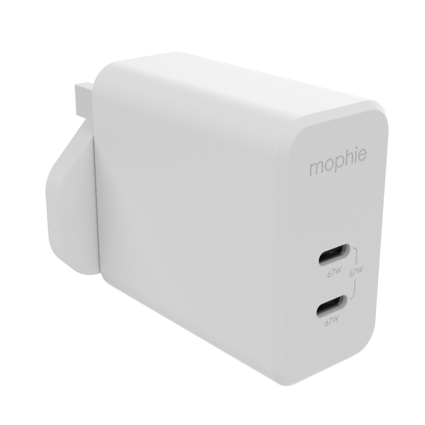 Mophie SpeedPort 67W Dual USB-C Wall Adapter