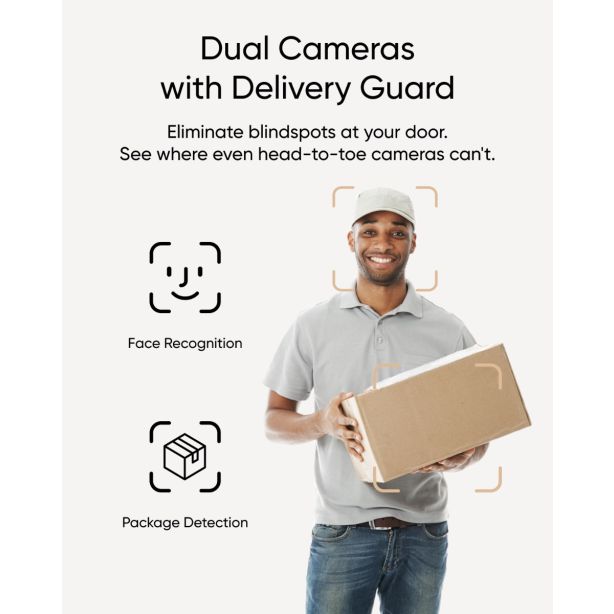 Eufy Video Doorbell Dual 2K S320/E340 Kit with Chime