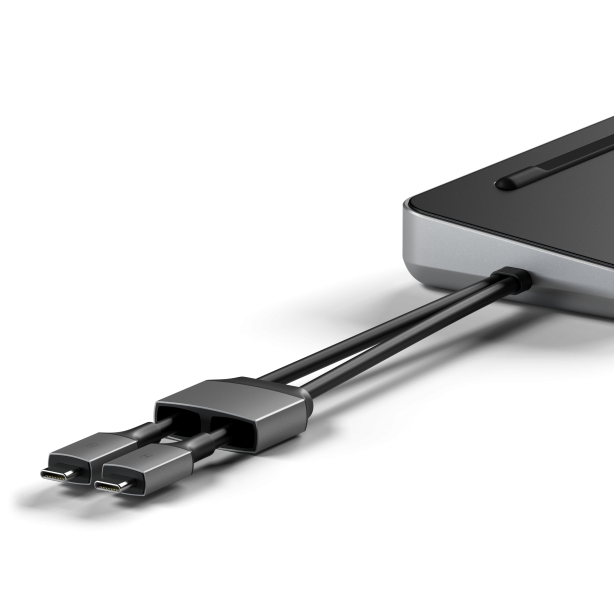 Satechi Docking Station | Dual Dock Stand - Space Grey