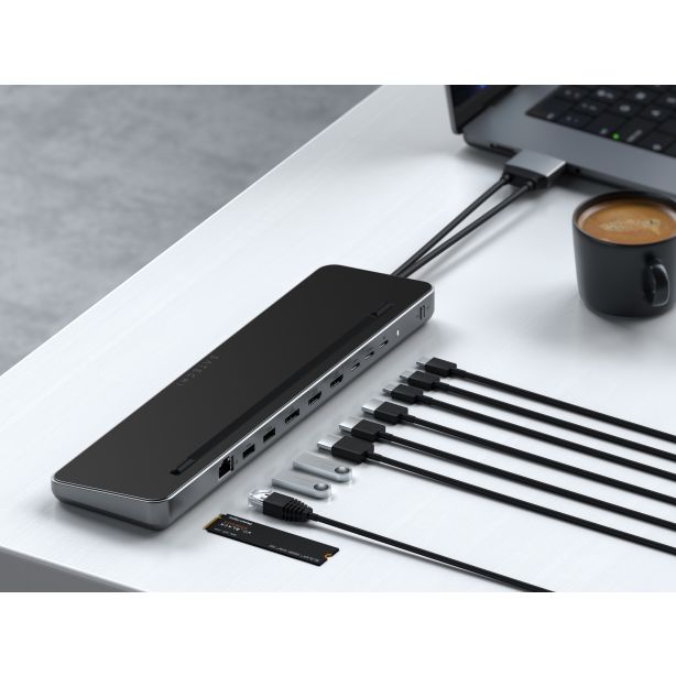 Satechi Docking Station | Dual Dock Stand - Space Grey