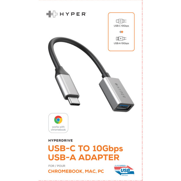 Hyper - HyperDrive USB-C to 10 Gbps USB-A Adapter