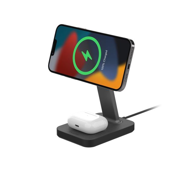 Mophie Wireless Charger Stand for iPhone | AirPods / Pro - Black