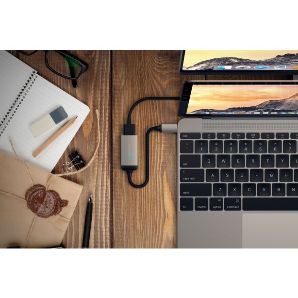 Satechi Adapter | USB-C to HDMI 4K 60Hz | Aluminum - Space Grey