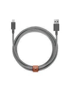 Native Union Belt Cable 3m - USB-A to Lightning - Zebra