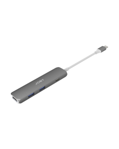 Joby USB-C HUB with 4K HDMI, 2x USB-A 3.0 & USB-C PD 2.0 Charging port - Space Grey Aluminium Case