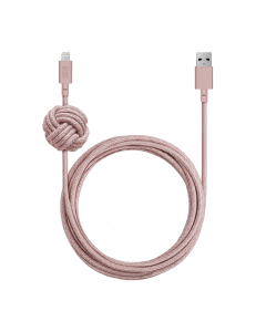 Native Union Night Cable 3m - USB-A to Lightning - Rose