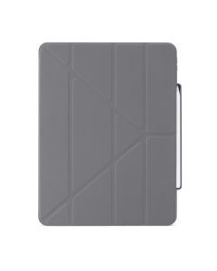 Pipetto iPad Pro 12.9 (2021) Origami No3 Pencil Case - Dark Grey