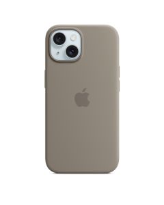 Apple Case iPhone 15 Silicone with MagSafe - Clay