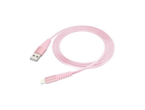 JOBY AluBraid - USB-A to Lightning Cable 1.2M - Rose Gold