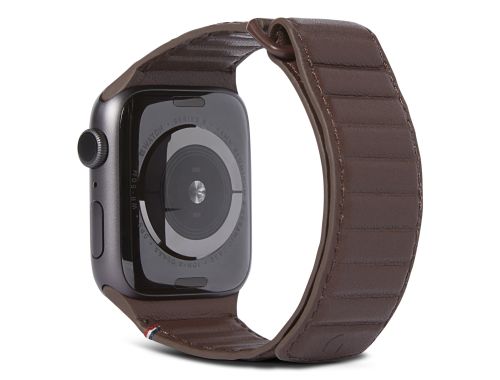 Decoded Leather Magnetic Traction Strap | 42/44/45mm - Chocolate Brown