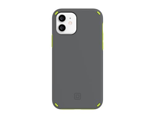 Incipio Duo for iPhone 12 & iPhone 12 Pro - Gray/Volt Green