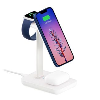 Twelve South HiRise - Wireless 3-in-1 Charger - White