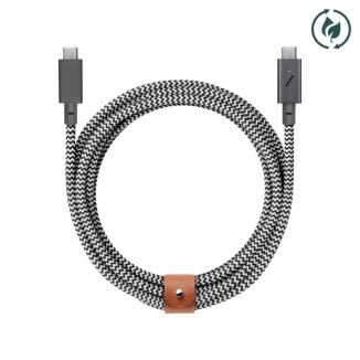 Native Union BELT PRO Cable (USB-C to USB-C) - Zebra