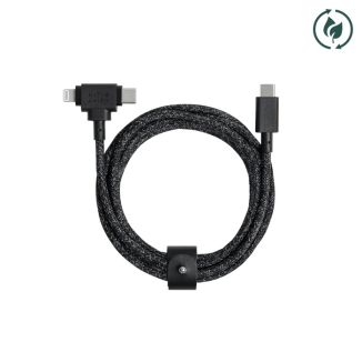 Native Union BELT DUO Cable (USB-C to USB-C & Lightning) - Cosmos
