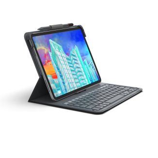 Zagg Keyboard | Case iPad 11-inch (A16) / 10.9-inch (10th Gen) | Messenger Folio 2 - Charcoal