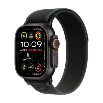 Apple Watch Ultra 2 GPS + Cellular 49mm Black Titanium Case with Black Trail Loop 