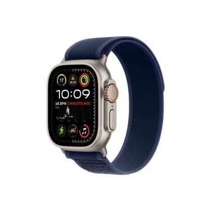 Apple Watch Ultra 2 GPS + Cellular 49mm Natural Titanium Case with Blue Trail Loop