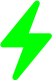 green lightning icon