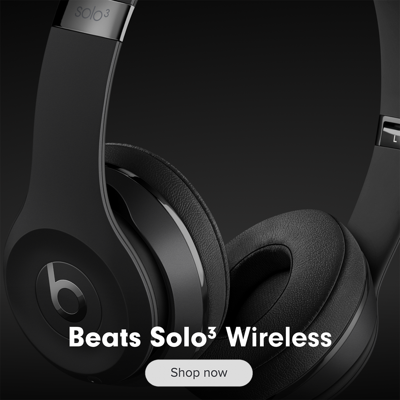 Beats by Dr Dre, solo3 over ear wireless headphones