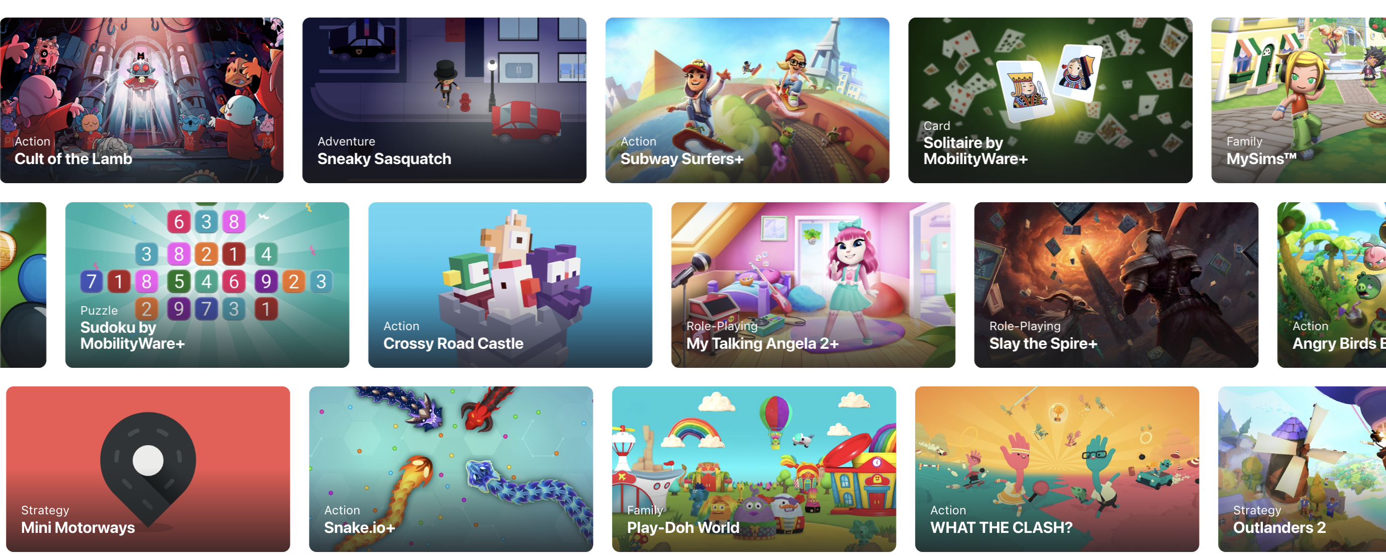 Apple Arcade banner images