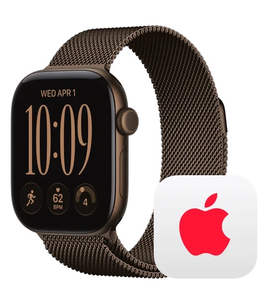 Apple Watch product image with AppleCare+ logo