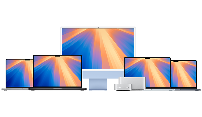 Mac, iMac and macbook family image