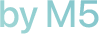 BY M5 written in macbook pro m5 gradient
