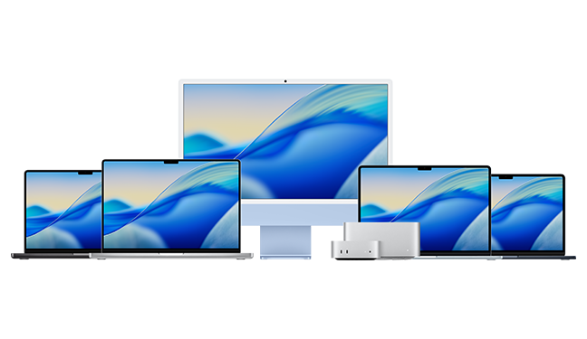 Mac, iMac and macbook family image