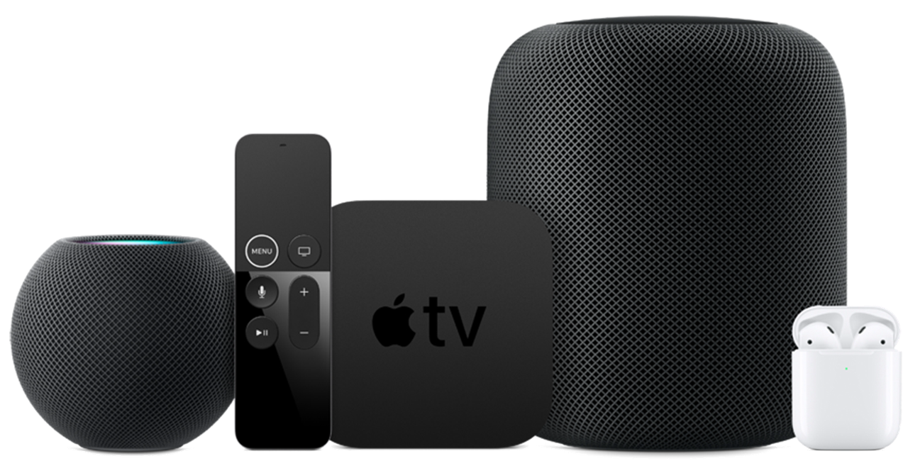 Apple AirPods, HomePod, HomePod mini and Apple TV